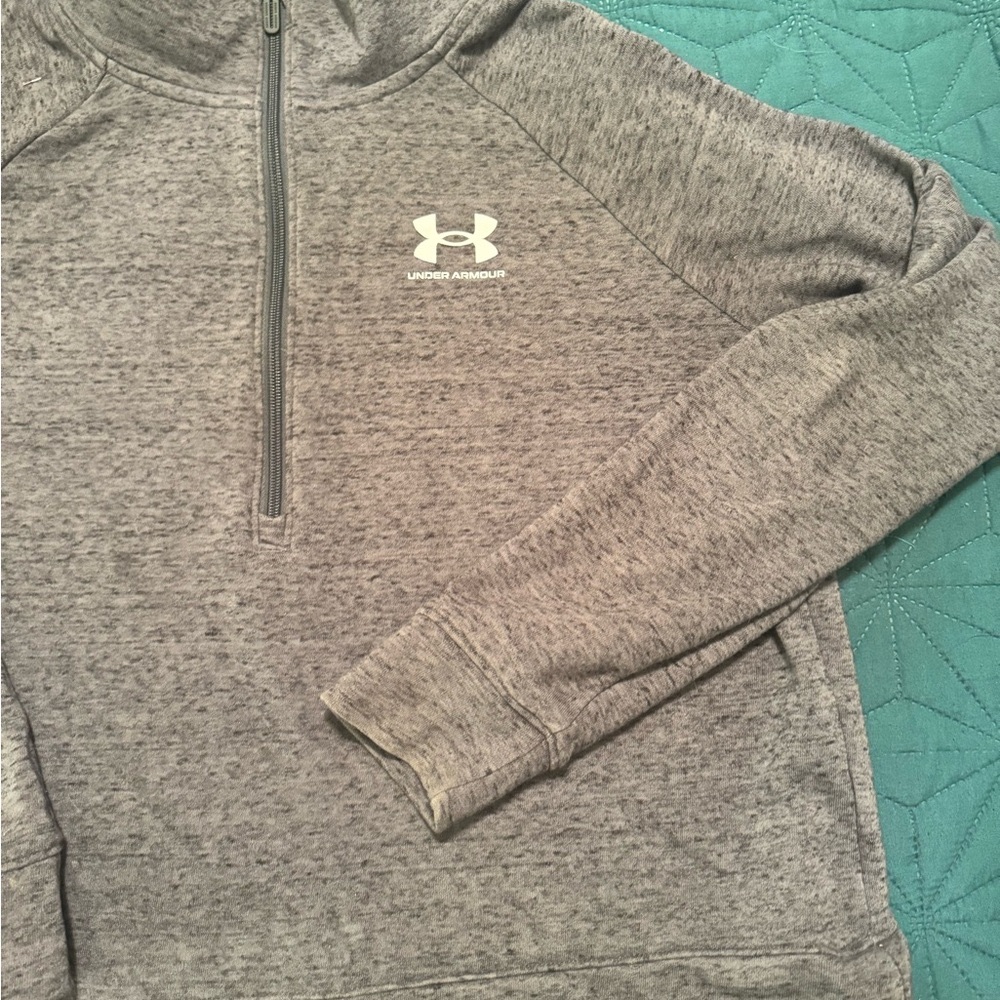 Under Armour Heathered Gray Pullover Women’s Large L